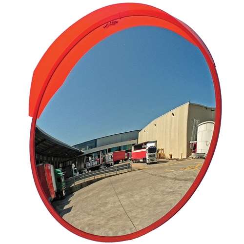 Convex Mirror Mirror Std OD w/ visor 1000mm suits 50,60,76mm post 6495P