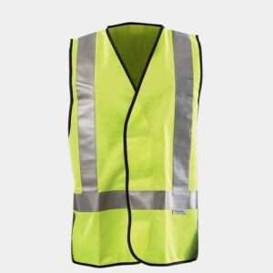 WORKIT HI VIS REFLECTIVE X-BACK SAFETY VEST